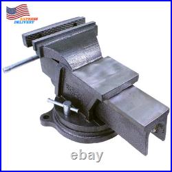 6 In. Heavy-Duty Bench Vise with Swivel Base FREE SHIPPING USA