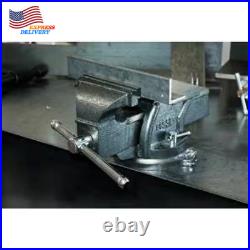 6 In. Heavy-Duty Bench Vise with Swivel Base FREE SHIPPING USA