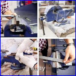 6-Inch Bench Vise 360° Swivel Base Clamp Table Vise 3372 LBS Clamping Force USA