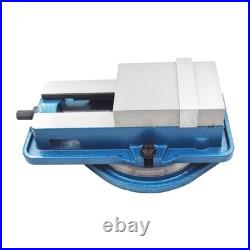 6 Lockdown Milling Bench Vise Machine Vise With 360° Swiveling Base Lock Vice
