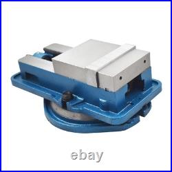 6 Lockdown Milling Bench Vise Machine Vise With 360° Swiveling Base Lock Vice