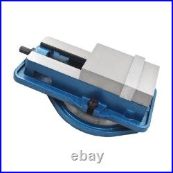 6 Lockdown Milling Bench Vise Machine Vise With 360° Swiveling Base Lock Vice