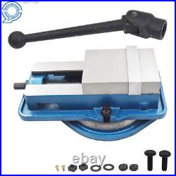 6 Lockdown Milling Machine Vise Swiveling Base Bench With 360° Swiveling Base