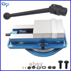 6 Lockdown Milling Machine Vise Swiveling Base Bench With 360° Swiveling Base