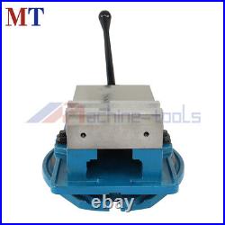 6 Lockdown Milling Machine Vise Swiveling Base Bench With 360° Swiveling Base