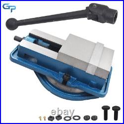 6 Lockdown Milling Machine Vise Swiveling Base Bench With 360° Swiveling Base