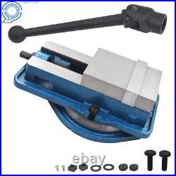 6 Lockdown Milling Machine Vise Swiveling Base Bench With 360° Swiveling Base
