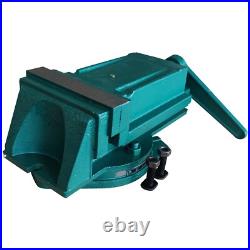 6 Milling Bench Vise for Milling Machine with Swiveling Base Bench Clamp