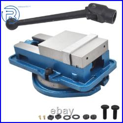 6 Milling Machine Lockdown Vise Swiveling Base Bench W. 360° Swiveling Base New