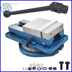 6 Milling Machine Lockdown Vise Swiveling Base Bench W. 360° Swiveling Base New