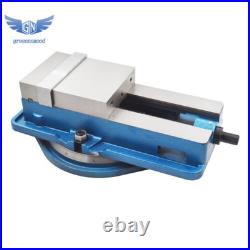 6 X 7-1/2 Lockdown CNC Milling Machine Bench Vise With 360 Swiveling Base