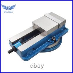 6 X 7-1/2 Lockdown CNC Milling Machine Bench Vise With 360 Swiveling Base