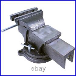 6 in. Heavy-Duty Bench Vise with Swivel Base