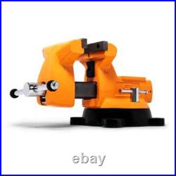 6 in. Heavy-Duty Vise with Swivel Base and Anvil Surface