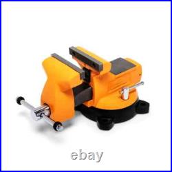 6 in. Heavy-Duty Vise with Swivel Base and Anvil Surface