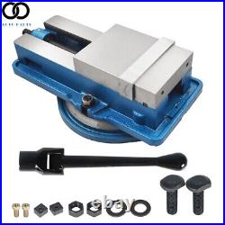 6 in x 7.5 in Lockdown CNC Milling Machine Bench Vise With 360° Swiveling Base