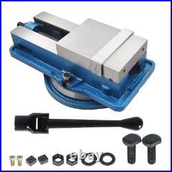 6 in x 7.5 in Lockdown CNC Milling Machine Bench Vise With 360° Swiveling Base