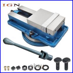 6 x 7-1/2 Lockdown CNC Milling Machine Bench Vise With 360° Swiveling Base