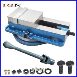 6 x 7-1/2 Lockdown CNC Milling Machine Bench Vise With 360° Swiveling Base