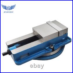 6 x 7-1/2 Lockdown CNC Milling Machine Bench Vise With 360° Swiveling Base