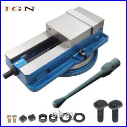 6 x 7-1/2 Lockdown CNC Milling Machine Bench Vise With 360° Swiveling Base