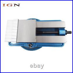 6 x 7-1/2 Lockdown CNC Milling Machine Bench Vise With 360° Swiveling Base