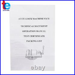 6 x 7-1/2 Lockdown CNC Milling Machine Bench Vise With 360° Swiveling Base New