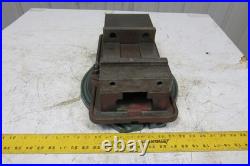 6 x 8 Precision Machinists Swivel Base Vise Closes to 1-3/4
