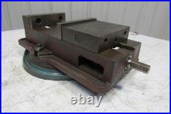 6 x 8 Precision Machinists Swivel Base Vise Closes to 1-3/4