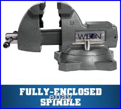 745 Mechanics Vise, 5 Jaw with Swivel Base (21400)