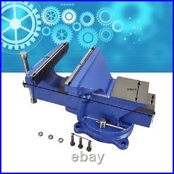 8 Bench Vise High Precision Multipurpose Cast Steel with Swivel Locking Base