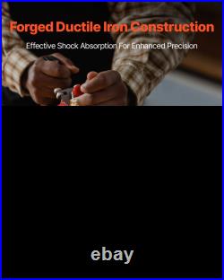 8 Bench Vise Multipurpose Heavy Duty Ductile Iron Swivel Locking Base