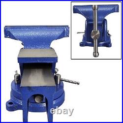 8 Bench Vise with Anvil 360° Swivel Locking Base Tool Clamping Machine