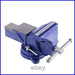 8 Bench Vise with Anvil Swivel Locking Base Table top Clamp Heavy Duty Vice