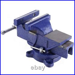 8 Bench Vise with Anvil Swivel Locking Base Table top Clamp Heavy Duty Vice