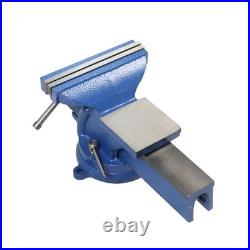 8 Heavy Duty Bench Vise Cast Iron Vise with 360° Flexible Swivel L. Fast