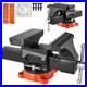 8 Heavy Duty Bench Vise with 360° Swivel Locking Base, Multipurpose Ductile Iro