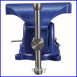 8 Heavy Duty Table Vice with Anvil Bench Vise High Precision Cast Steel New
