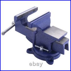 8 INCH Multipurpose Desktop Bench Vise Clamp with Swivel Locking Base