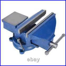 8 Inch Mechanic Bench Vise Table Clamp Press Locking Swivel Base Heavy Duty