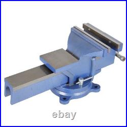 8-Inch Mechanic Bench Vise Table Top Clamp Press Locking Swivel Base Heavy