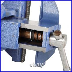 8-Inch Mechanic Bench Vise Table Top Clamp Press Locking Swivel Base Heavy