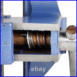 8-Inch Mechanic Bench Vise Table Top Clamp Press Locking Swivel Base Heavy