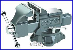 8 Inch Mechanic Bench Vise Table Top Clamp Press Locking Swivel Base Pipe Jaws