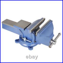 8 Mechanic Bench Vise Table Top Clamp Press Locking Swivel Base Heavy