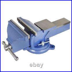 8 Mechanic Bench Vise Table Top Clamp Press Locking Swivel Base Heavy