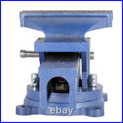 8 Mechanic Bench Vise Table Top Clamp Press Locking Swivel Base Heavy