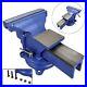 8 Steel Bench Vise 360° Base Rotating 14×8×7.3 Clamping Tool WithAnvil Block