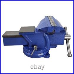 8 Steel Bench Vise 360° Base Rotating 14×8×7.3 Clamping Tool WithAnvil Block