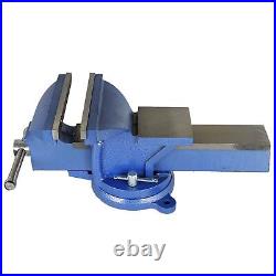 8 Swivel Bench Vise 8-Inch Heavy Duty Bench Vise Clamp Vises Locking Base To